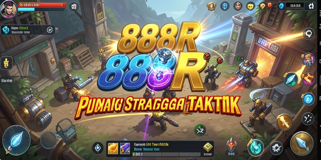 Tangkapan layar dari gameplay 888R menunjukkan momen pertempuran strategis.
