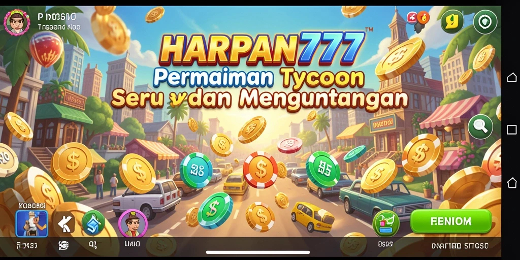 Tampilan gameplay menarik dari HARAPAN777 di dunia Tycoon.