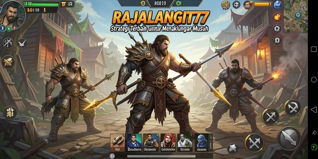 Tampilan gameplay seru RAJALANGIT77 dengan strategi yang mendalam.