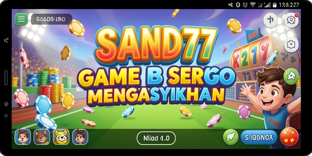 Tampilan gameplay menarik SAND77 dengan tema Bingo beragam.