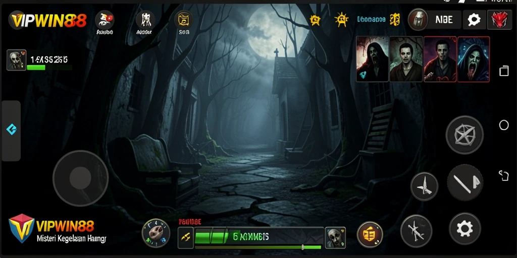 Screenshot menampilkan momen mengerikan dari gameplay VIPWIN88.