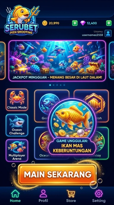 Antarmuka pengguna yang ramah dan mudah digunakan pada serubet.